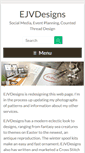 Mobile Screenshot of ejvdesigns.com