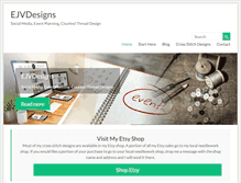 Tablet Screenshot of ejvdesigns.com